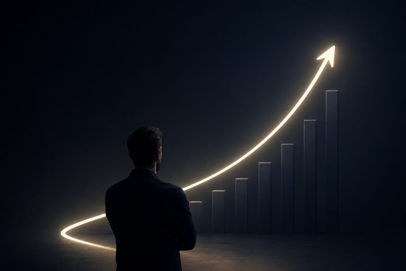 LinkedIn visual about commercial growth